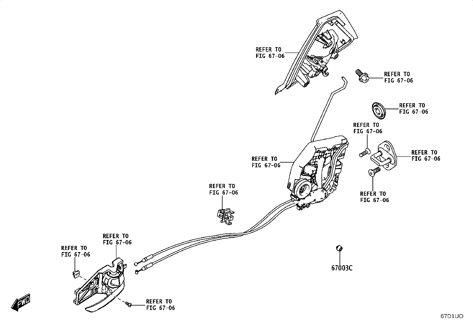 68140-WC015 GLASS SUB-ASSY, REAR DOOR, LH product image