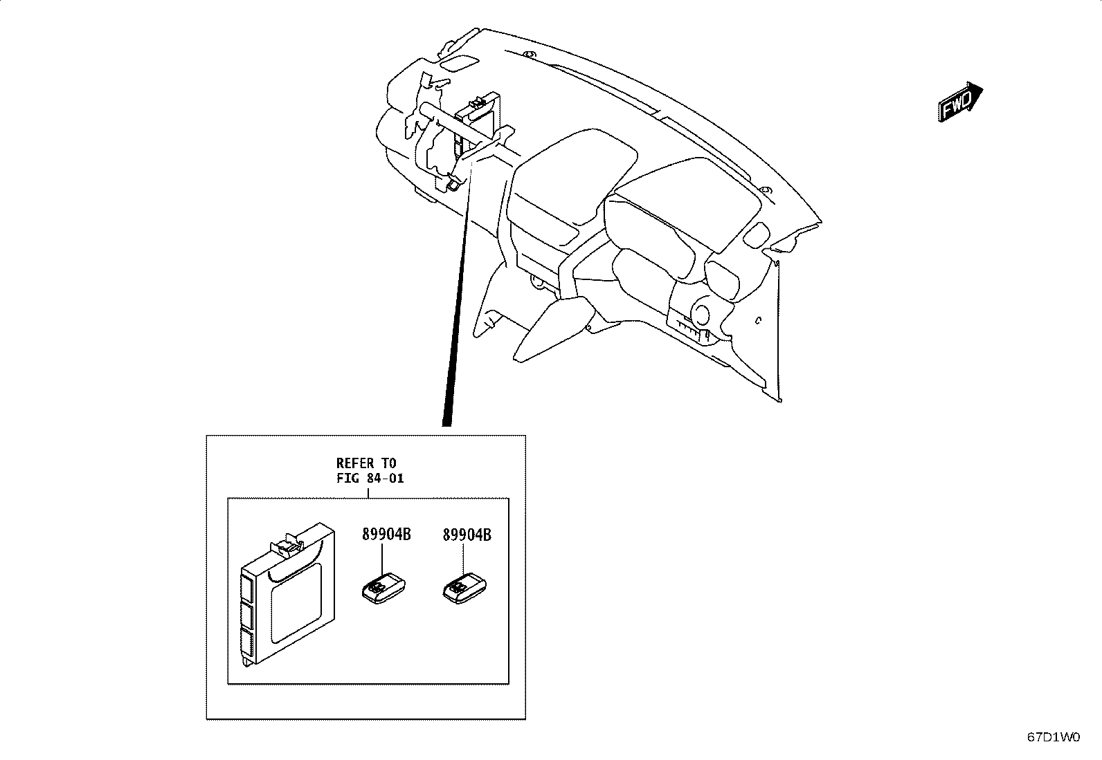 69052-WC004 CYLINDER & KEY SET, DOOR LOCK, LH product image