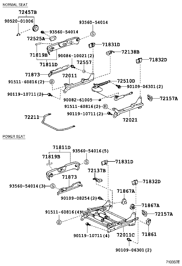 Thumbnail 4 for 71073-AA180-B2