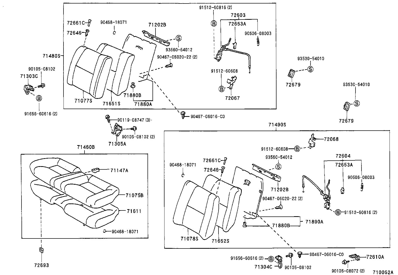 71065-2B021-C2 COVER, REAR SEAT CUSHION (FOR BENCH TYPE) product image
