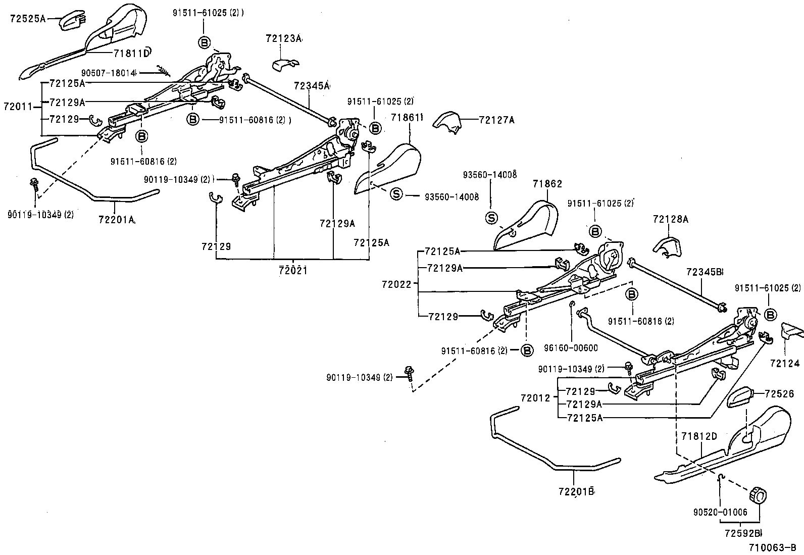 71040-20140-C0 BACK ASSY, FRONT SEAT, RH(FOR SEPARATE TYPE) product image
