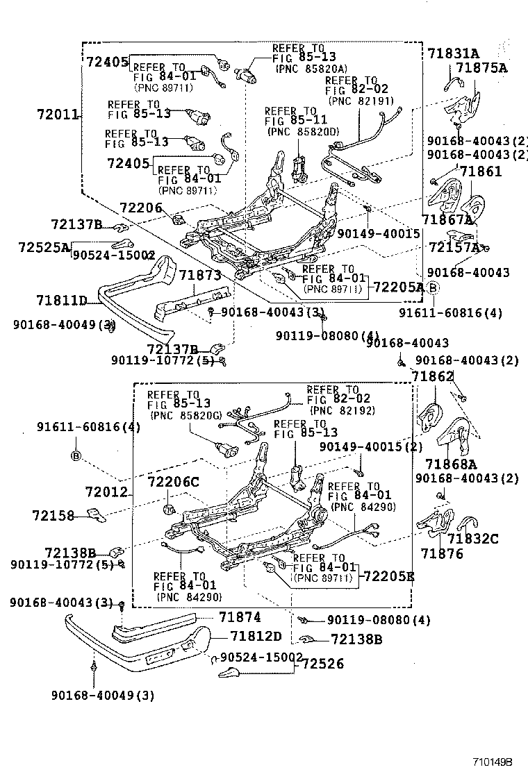 71630-24070 SPRING ASSY, FRONT SEAT BACK, RH(FOR SEPARATE TYPE) product image