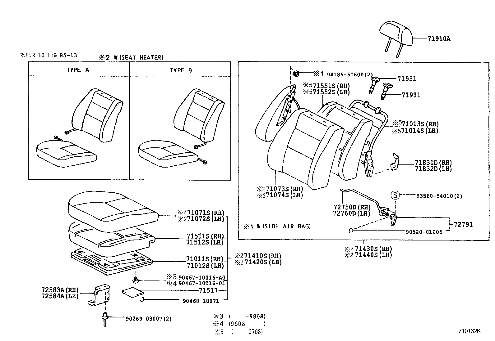 72750-33020 ADJUSTER ASSY, LUMBAR SUPPORT, RH product image