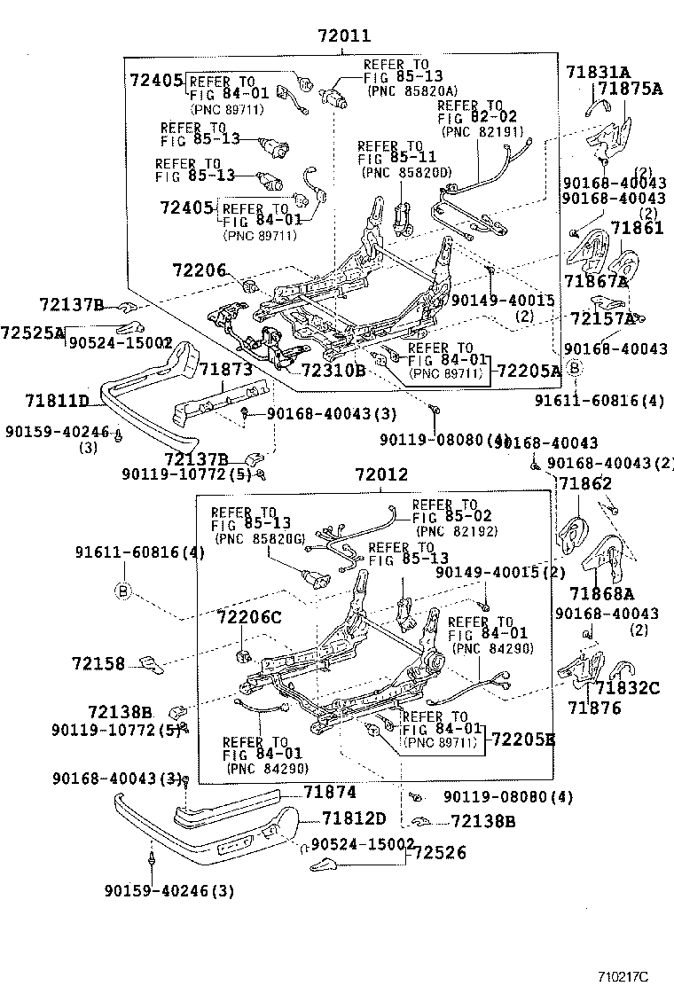 71630-24070 SPRING ASSY, FRONT SEAT BACK, RH(FOR SEPARATE TYPE) product image