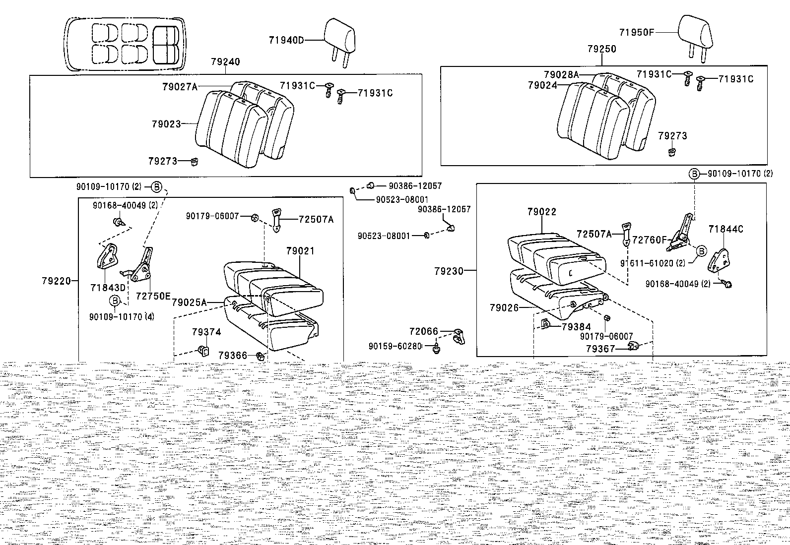 71630-28080 SPRING ASSY, FRONT SEAT BACK, RH(FOR SEPARATE TYPE) product image