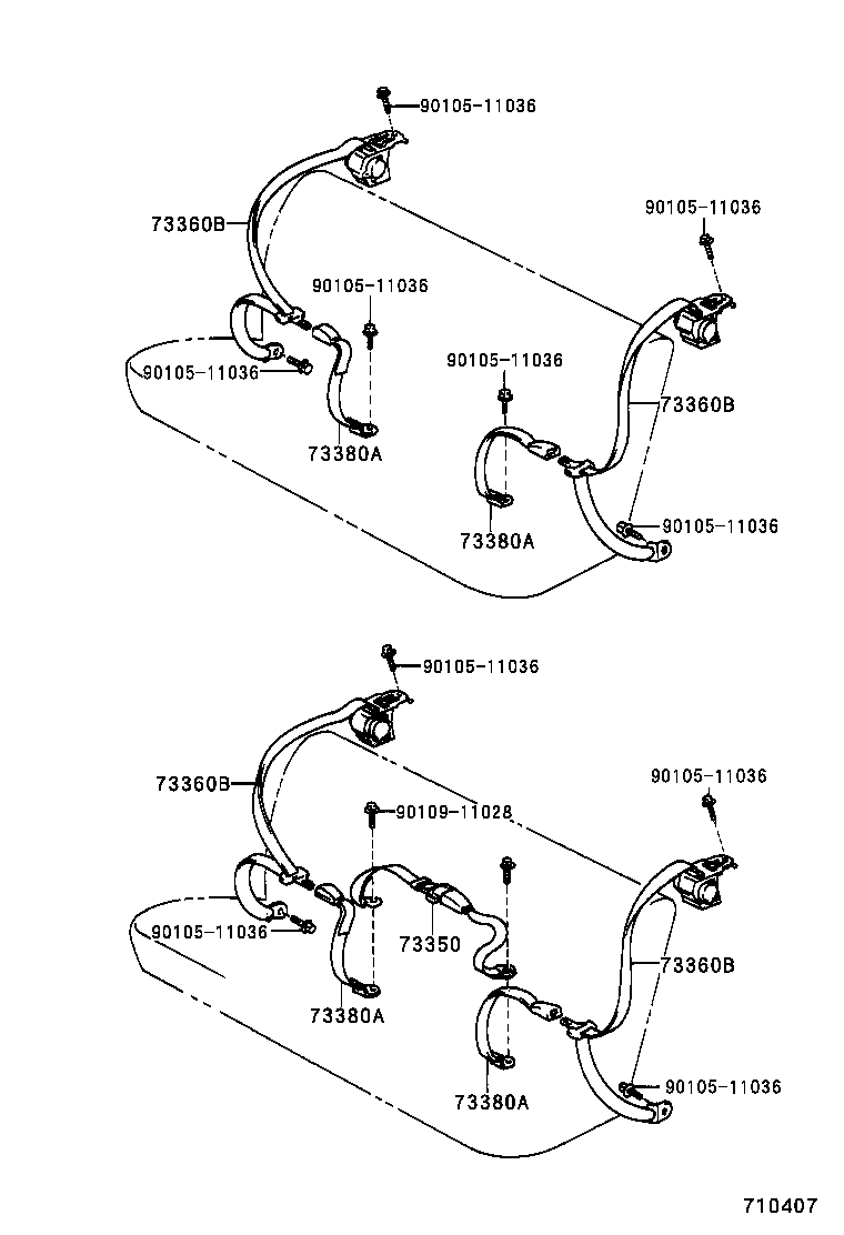 73132-0A010 RING, SEAT BELT BRACKET product image