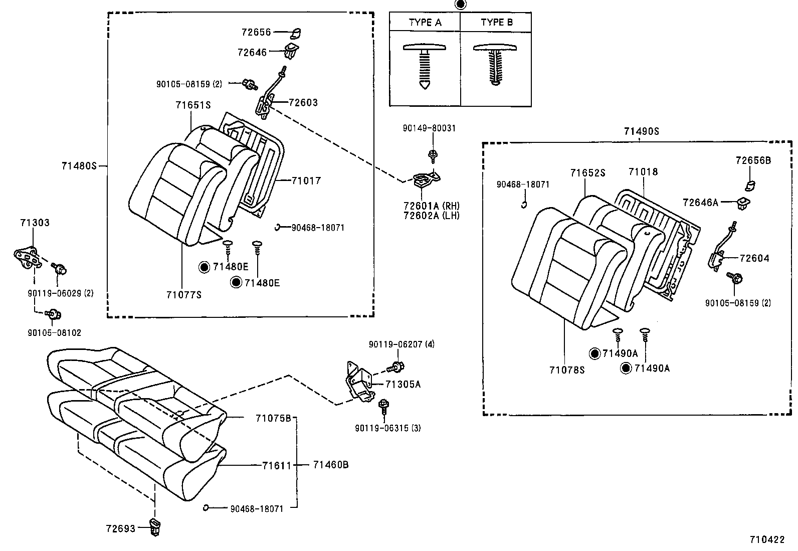 58216-13030 BRACKET ASSY, SEAT, OUTER LH product image
