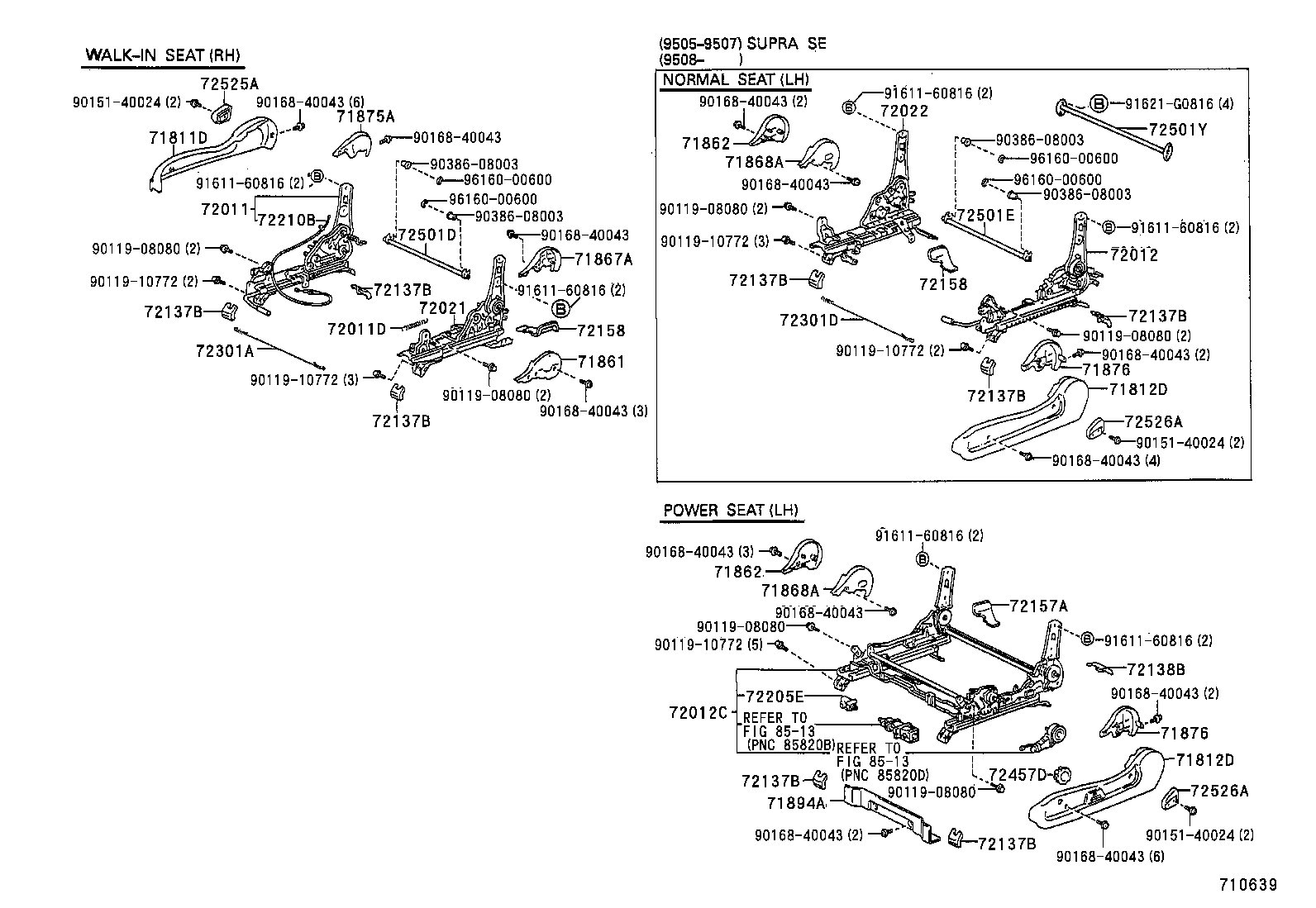 71630-14260 SPRING ASSY, FRONT SEAT BACK, RH(FOR SEPARATE TYPE) product image
