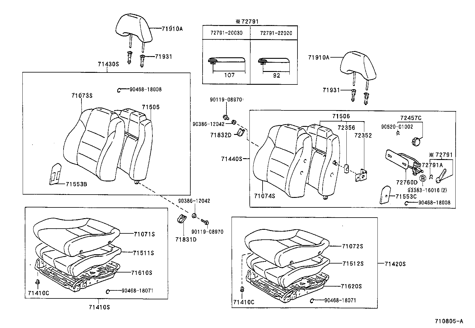 71440-17331-C0 BACK ASSY, FRONT SEAT, LH(FOR SEPARATE TYPE) product image