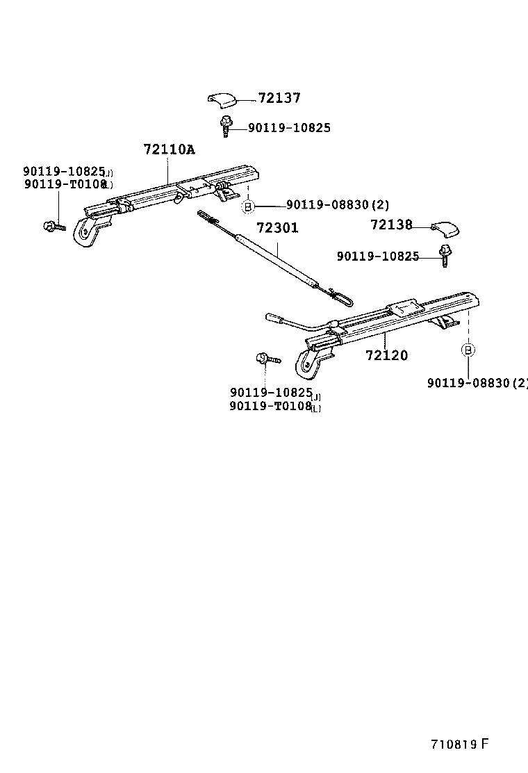 71017-04030 FRAME SUB-ASSY, REAR SEAT BACK product image