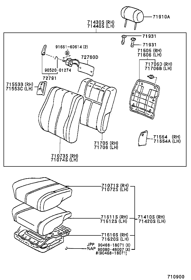 71868-06010-B0 SHIELD, FRONT SEAT CUSHION, INNER NO.1 LH product image