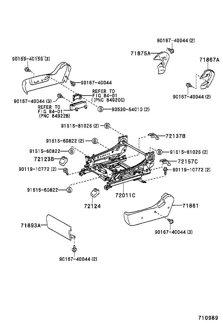 71620-48010 SPRING ASSY, FRONT SEAT CUSHION, LH(FOR SEPARATE TYPE) product image