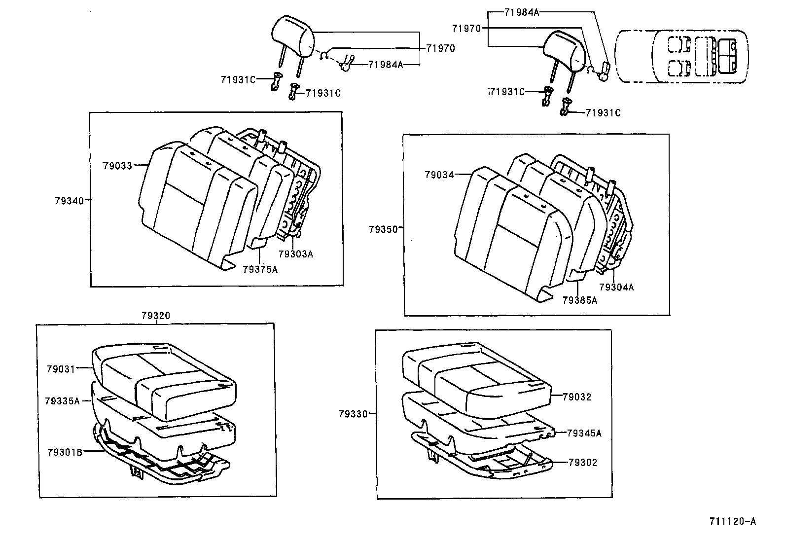 71076-60352-B2 COVER, REAR SEAT CUSHION, LH (FOR SEPARATE TYPE) product image