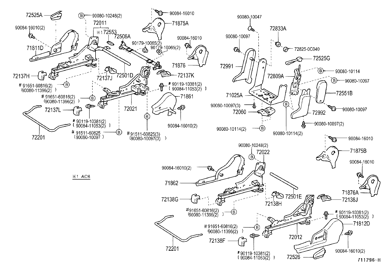 Thumbnail 4 for 71073-0C040-B3