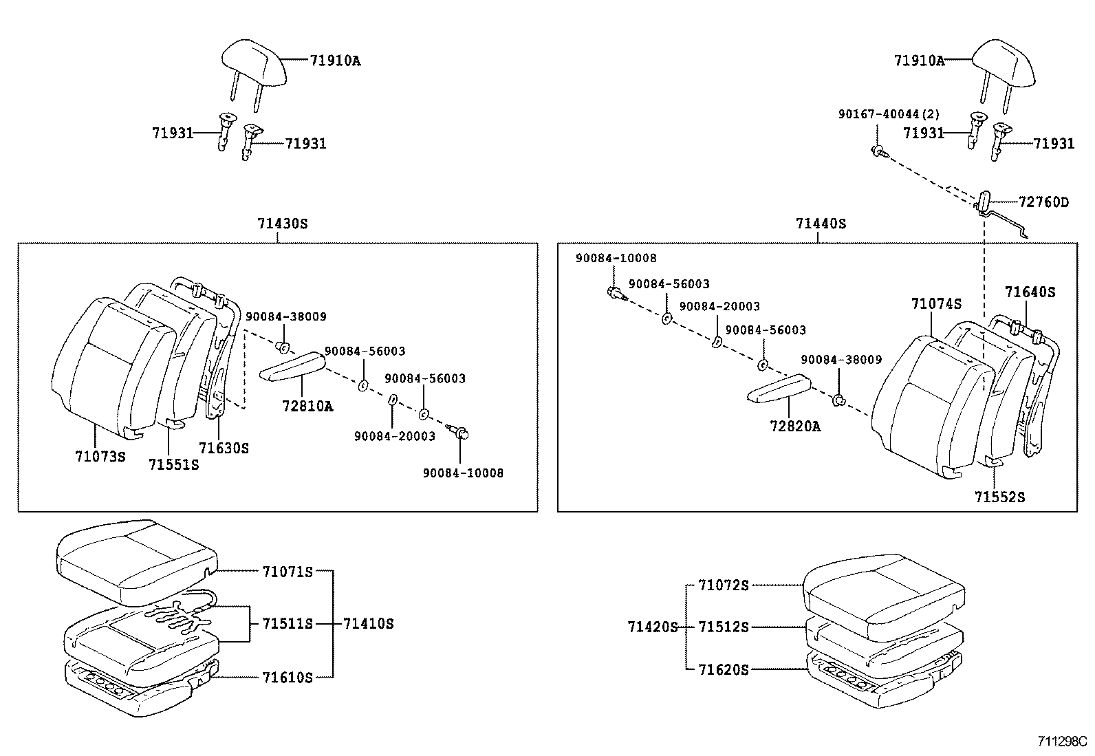 Thumbnail 3 for 71073-0C040-B3