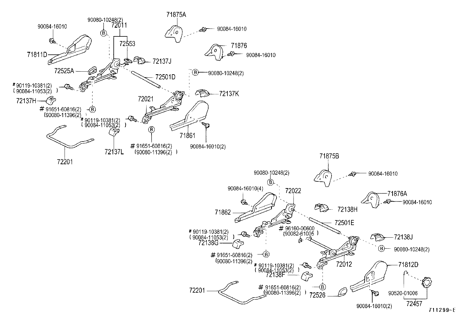 Thumbnail 5 for 71073-0C040-B3