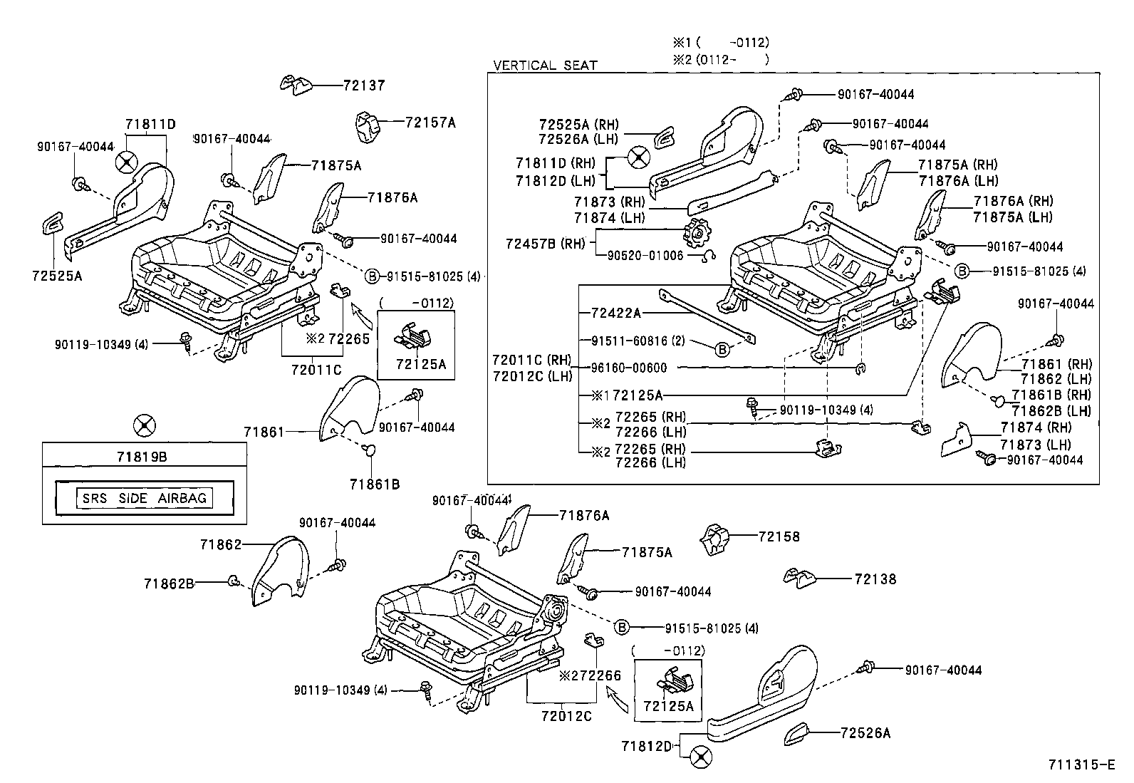 71753-52010 TRAY, FRONT SEAT UNDER product image