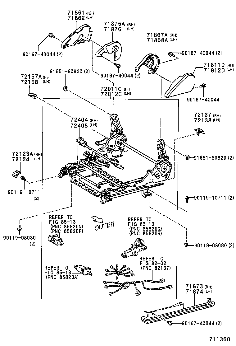 71620-AC010 SPRING ASSY, FRONT SEAT CUSHION, LH(FOR SEPARATE TYPE) product image