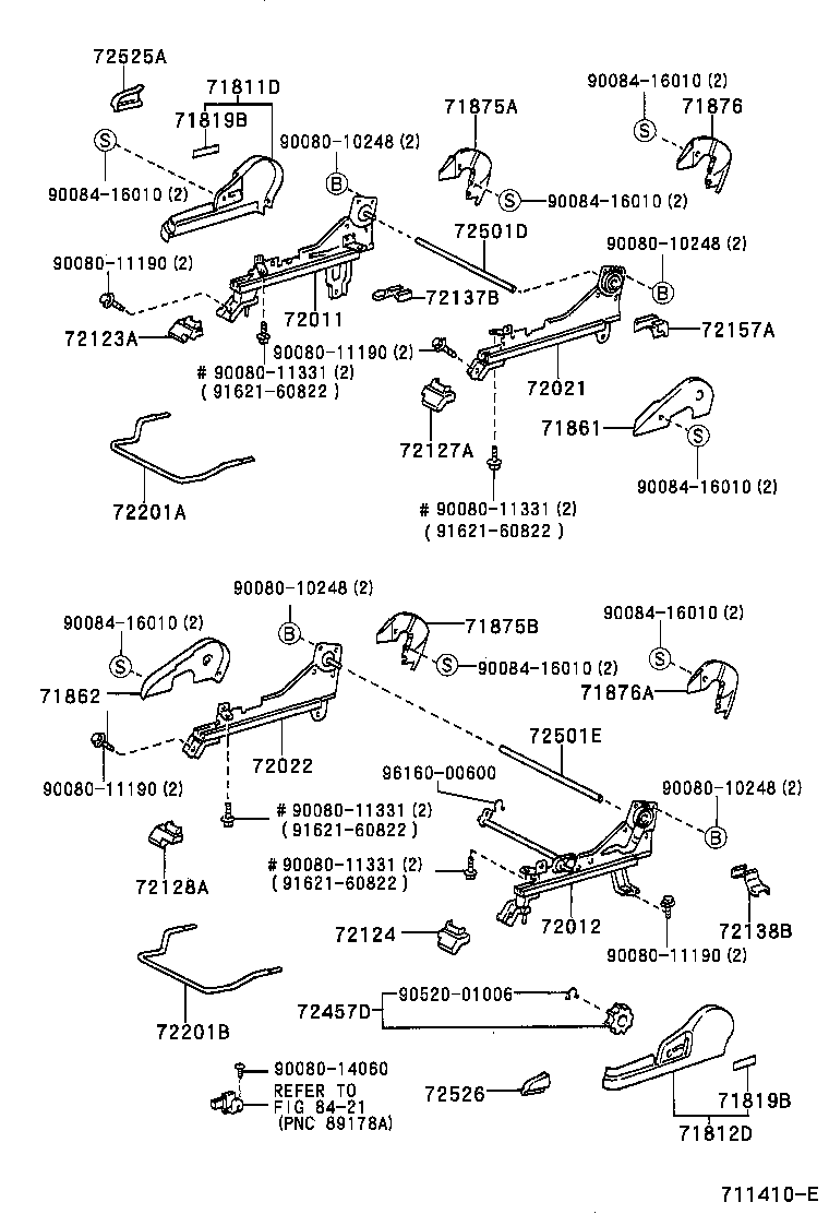 71620-AC030 SPRING ASSY, FRONT SEAT CUSHION, LH(FOR SEPARATE TYPE) product image
