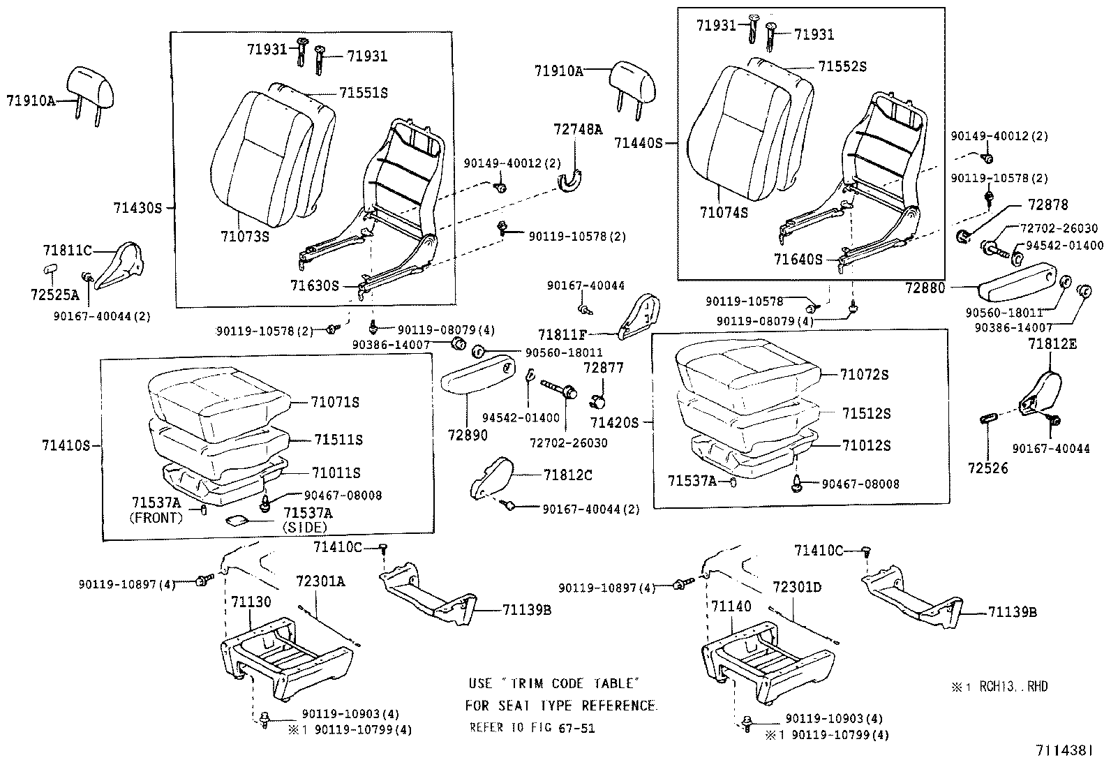 79103-26250 SPRING ASSY, NO.1 SEAT BACK product image