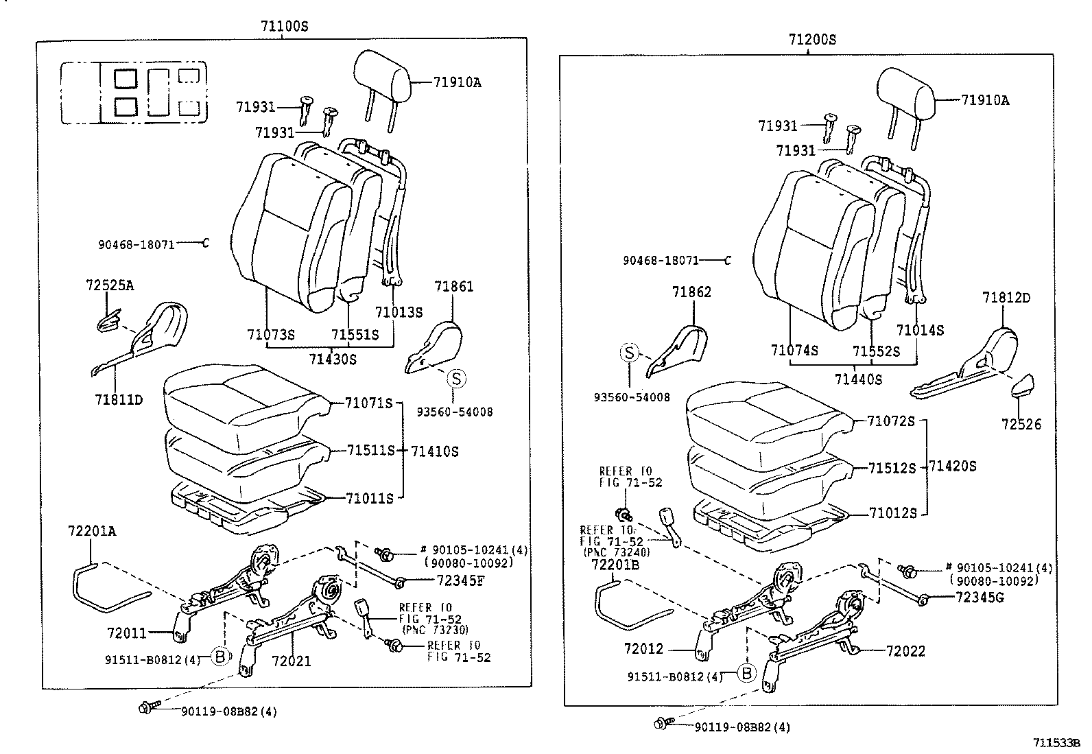 79360-0B030 SPRING ASSY, NO.3 SEAT CUSHION product image