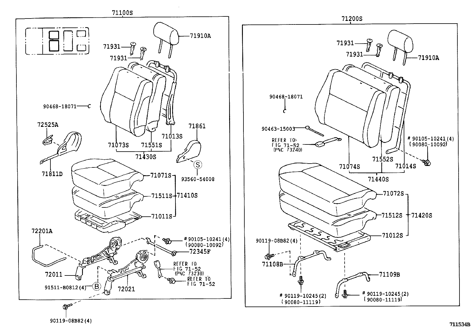 79360-0B030 SPRING ASSY, NO.3 SEAT CUSHION product image