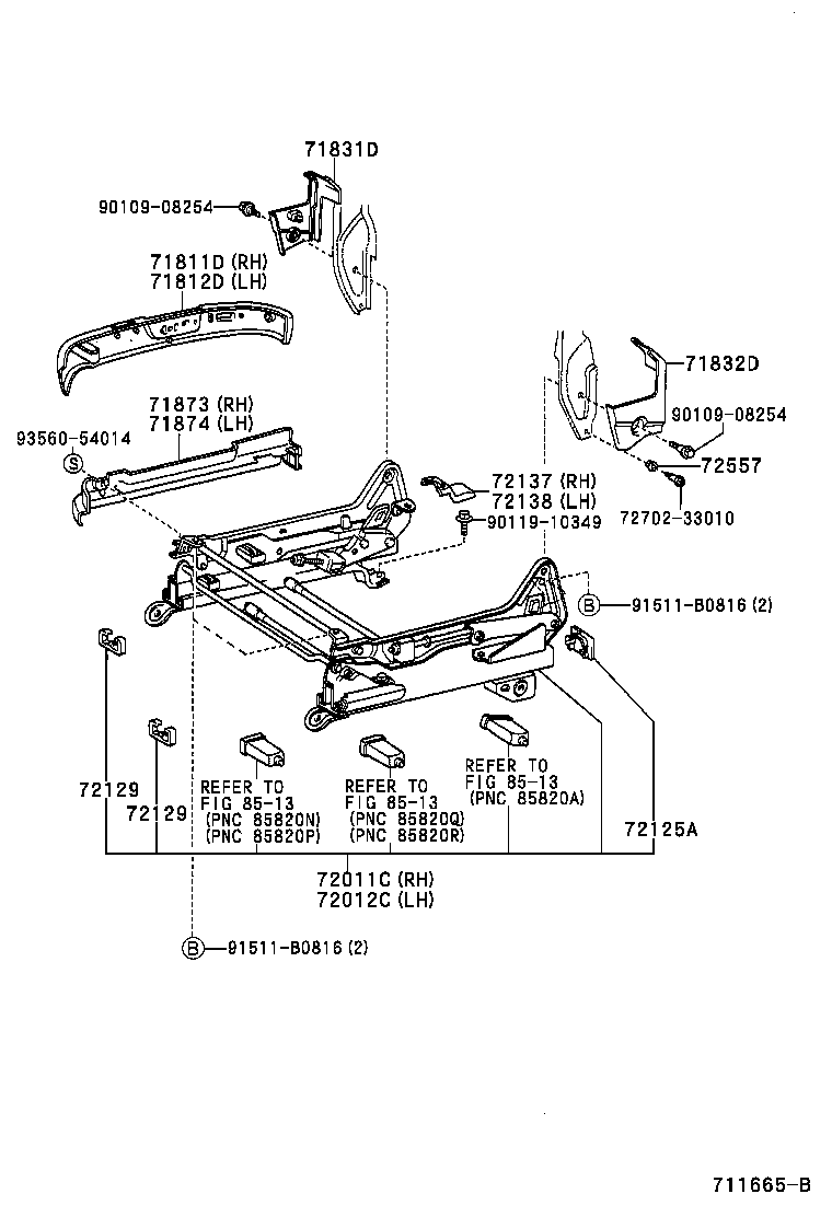 71410-YF080-B0 CUSHION ASSY, FRONT SEAT, LH (FOR SEPARATE TYPE) product image