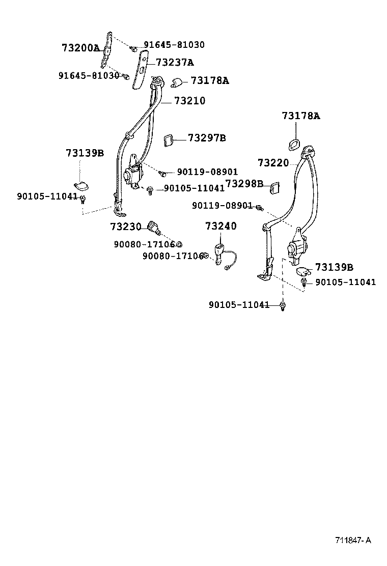 Thumbnail 2 for 73220-04040-B0