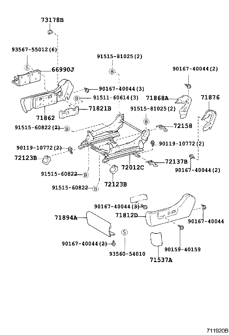 Thumbnail 2 for 71073-48540-B0