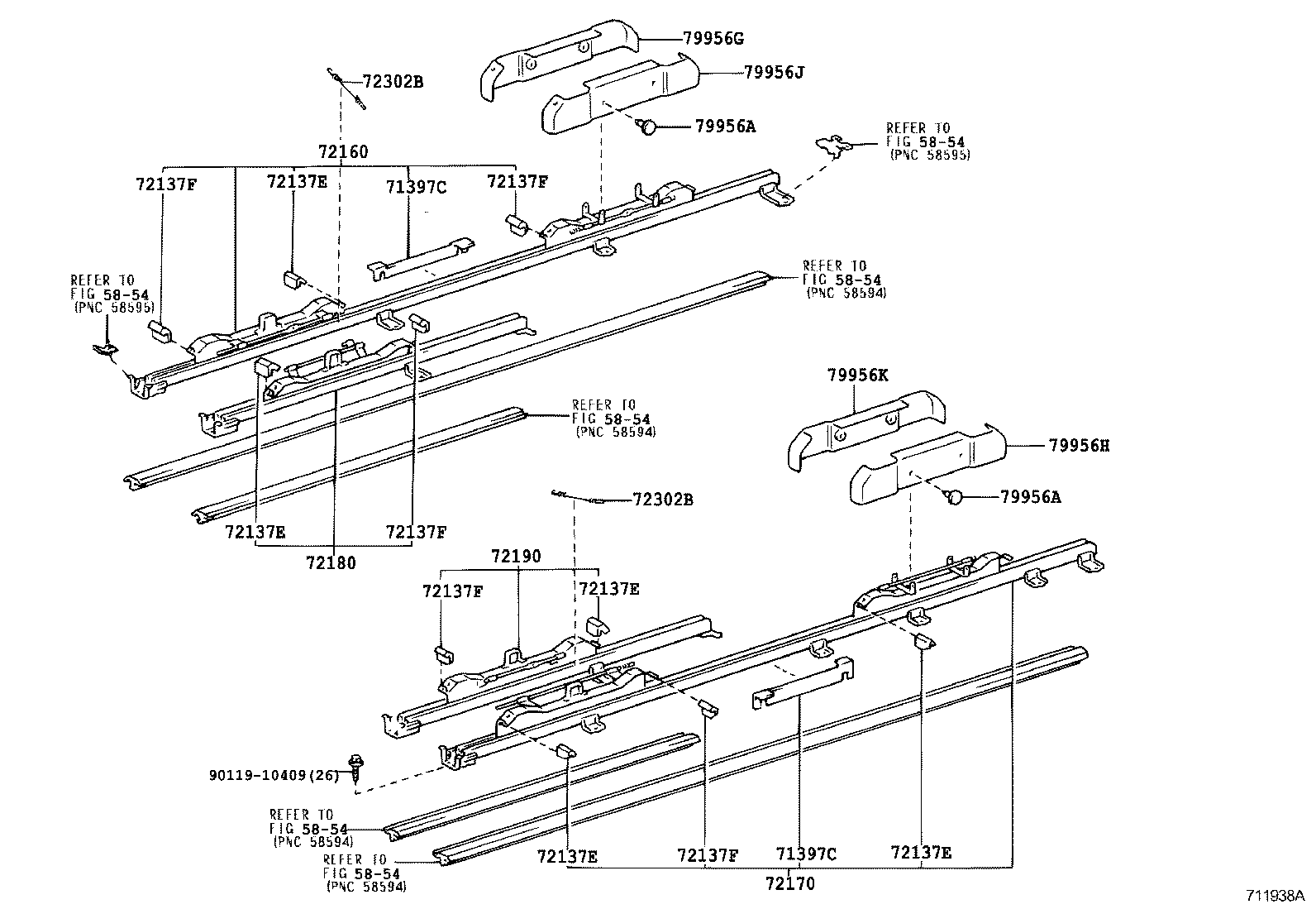 71013-26200 SPRING ASSY, FRONT SEAT BACK, RH(FOR SEPARATE TYPE) product image