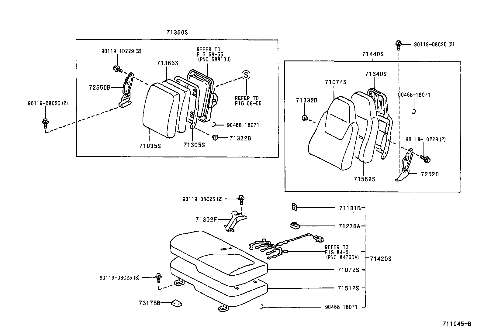 71014-37060 SPRING ASSY, FRONT SEAT BACK, LH(FOR SEPARATE TYPE) product image