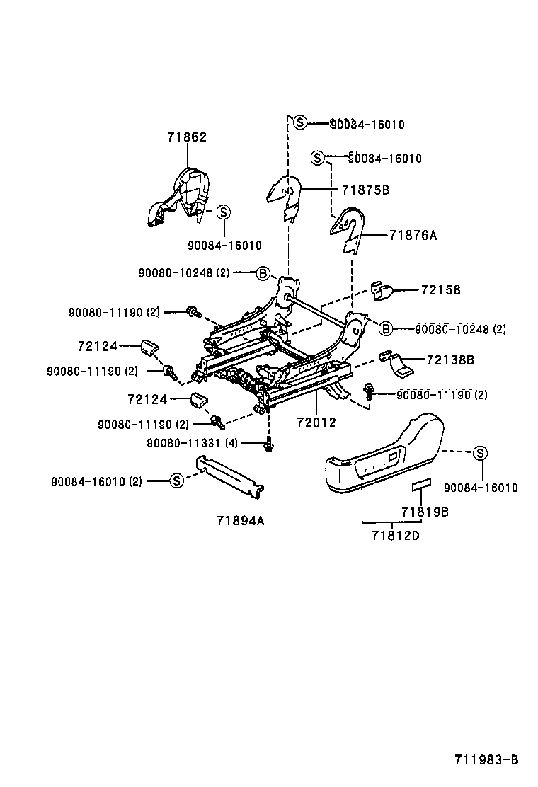 71620-AC040 SPRING ASSY, FRONT SEAT CUSHION, LH(FOR SEPARATE TYPE) product image