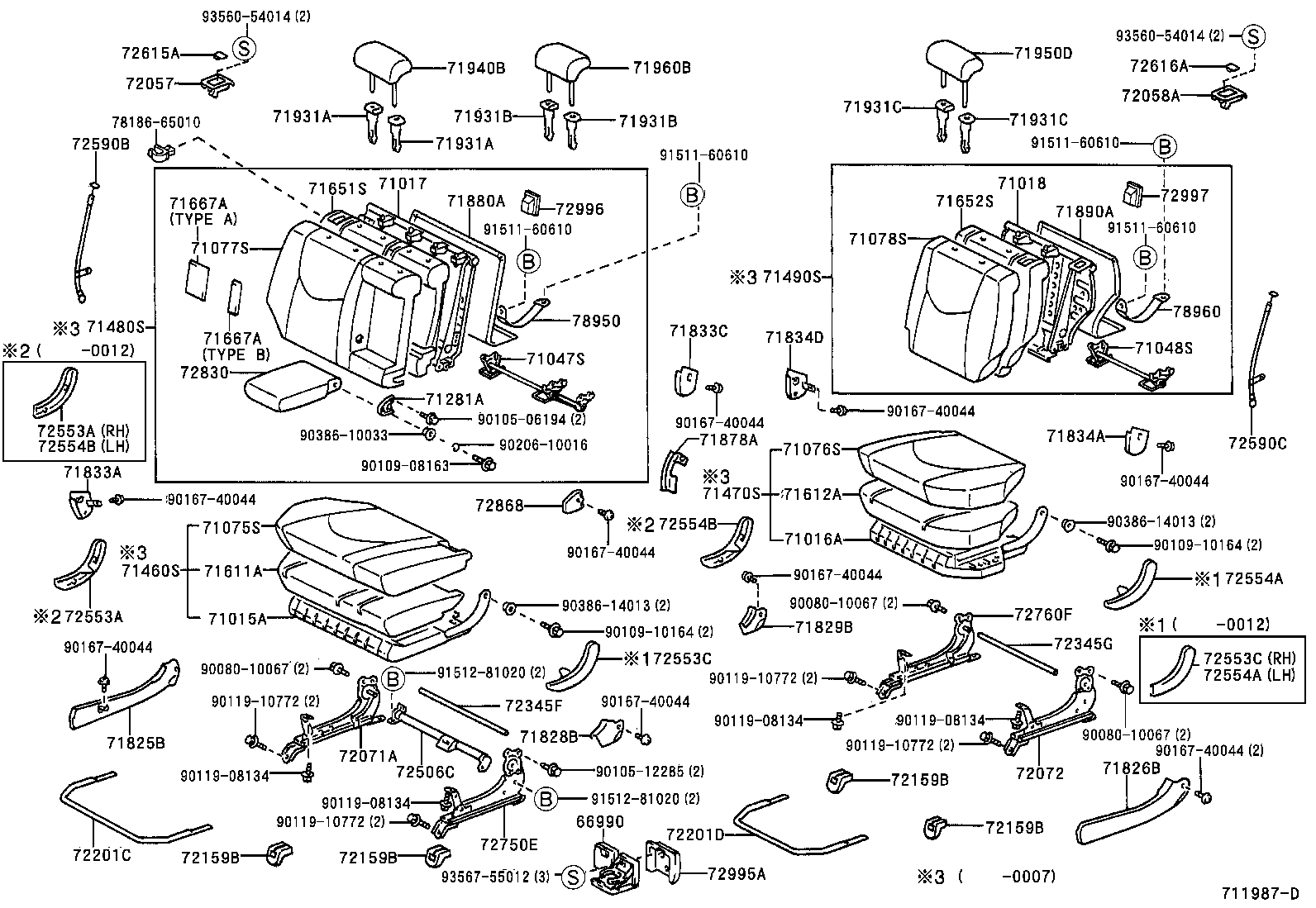 Toyota 66990-48010-C0 HOLDER ASSY, CUP