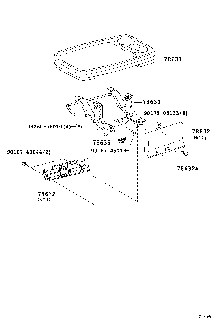 71052-44060 PAD, FRONT SEAT CUSHION, LH (FOR SEPARATE TYPE) product image