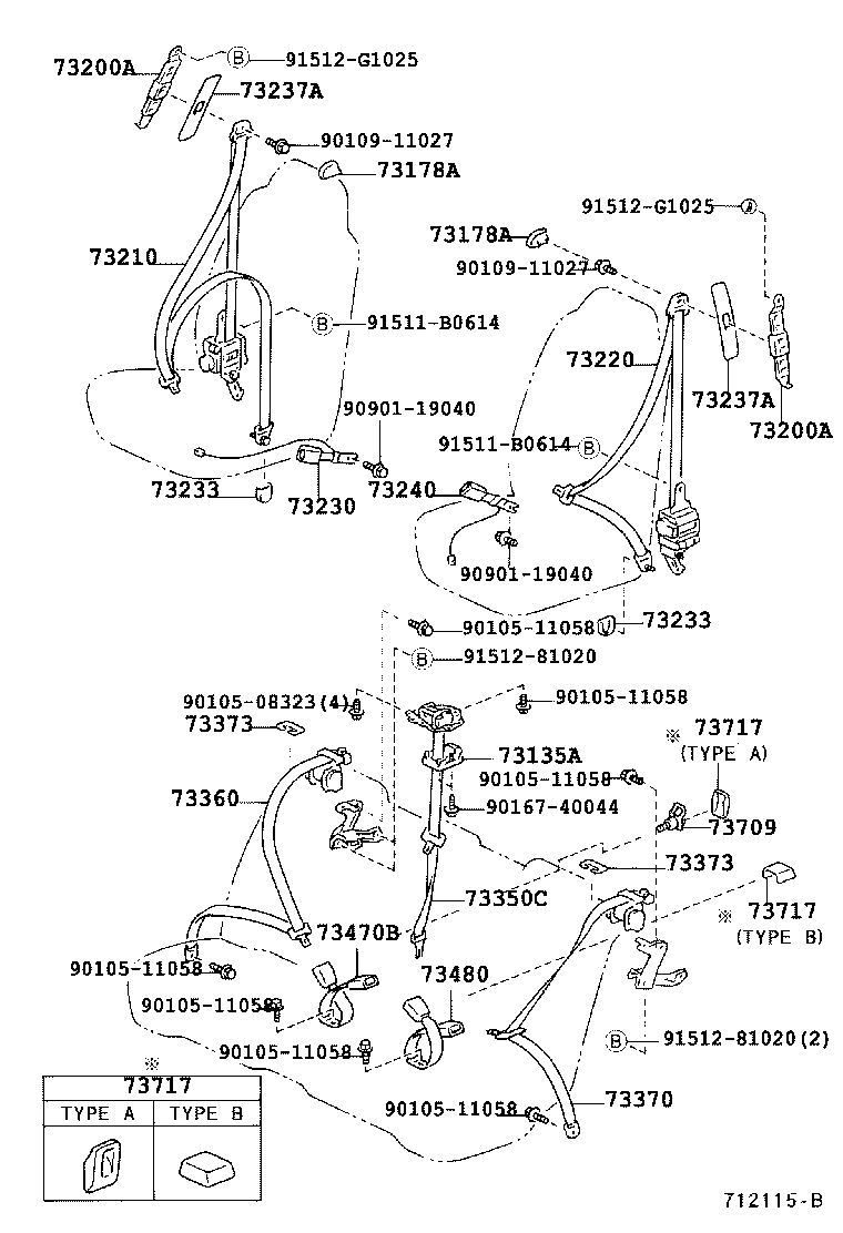 Thumbnail 2 for 73230-53111-A0