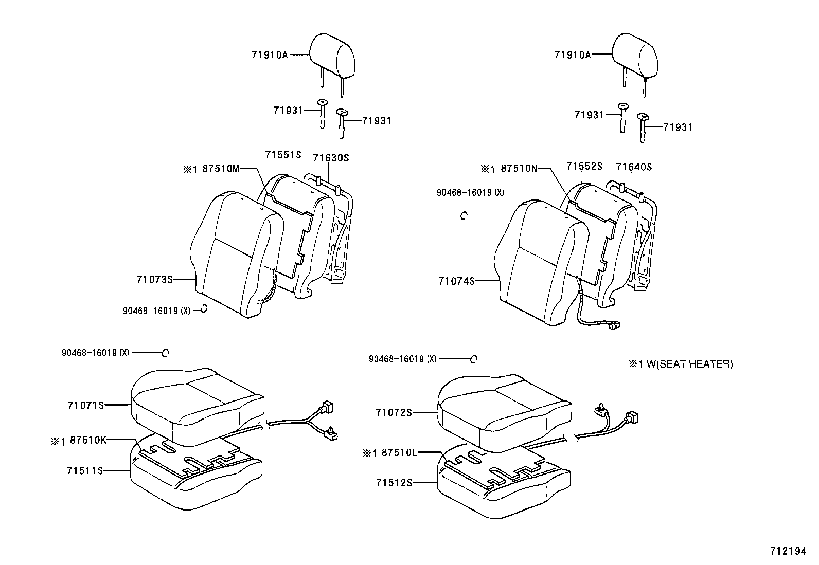 72277-02020 PROTECTOR, SEAT SLIDE POSITION SENSOR, product image