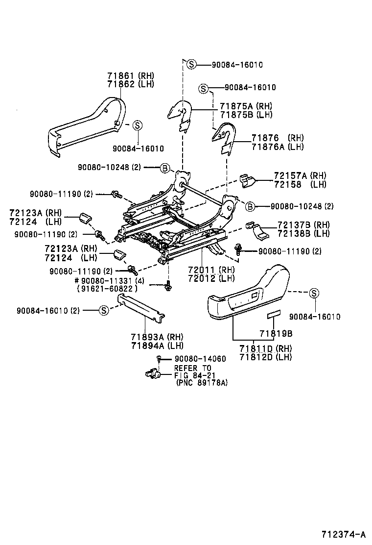 71620-AC030 SPRING ASSY, FRONT SEAT CUSHION, LH(FOR SEPARATE TYPE) product image
