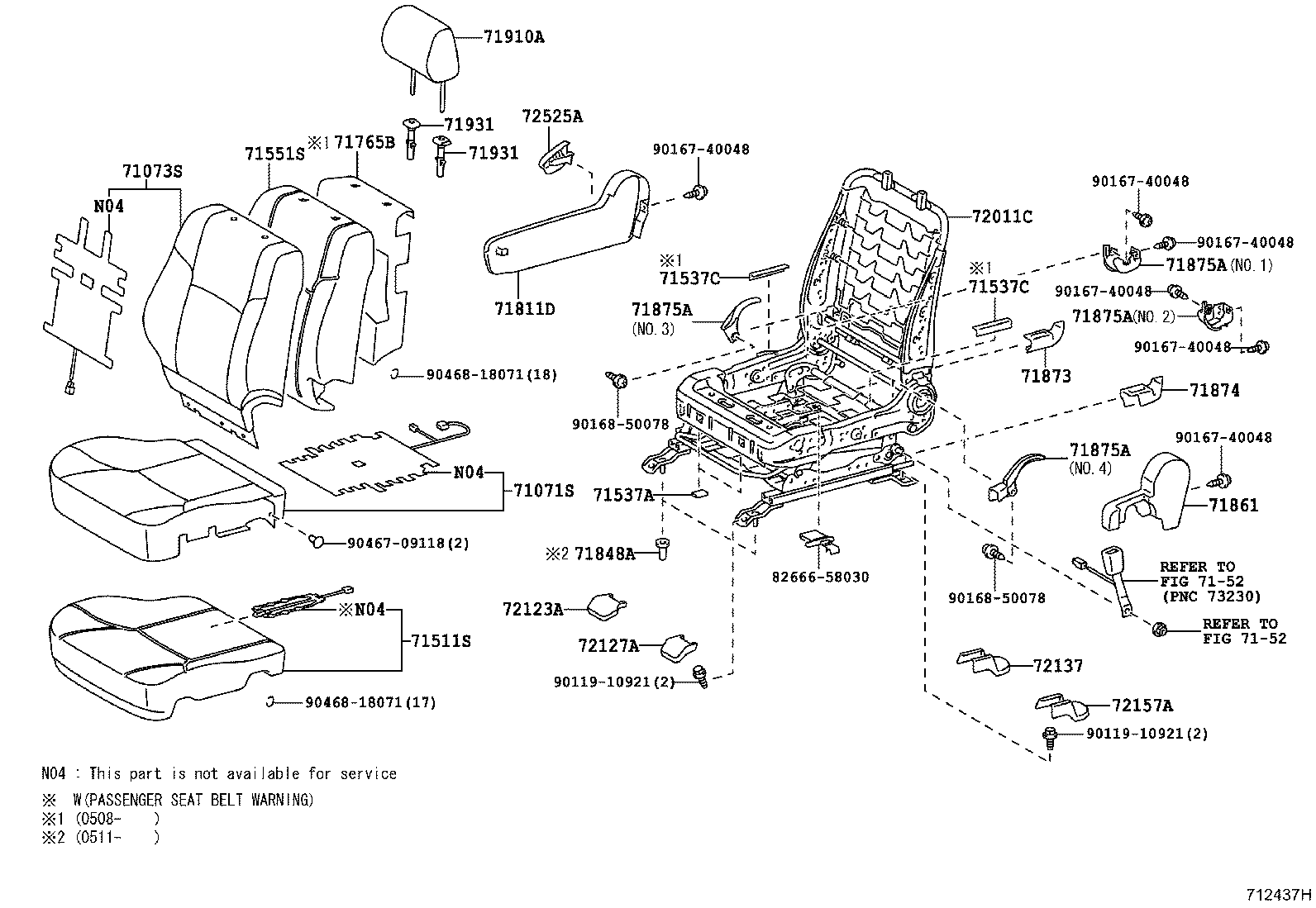 Thumbnail 7 for 71073-3G280-B0
