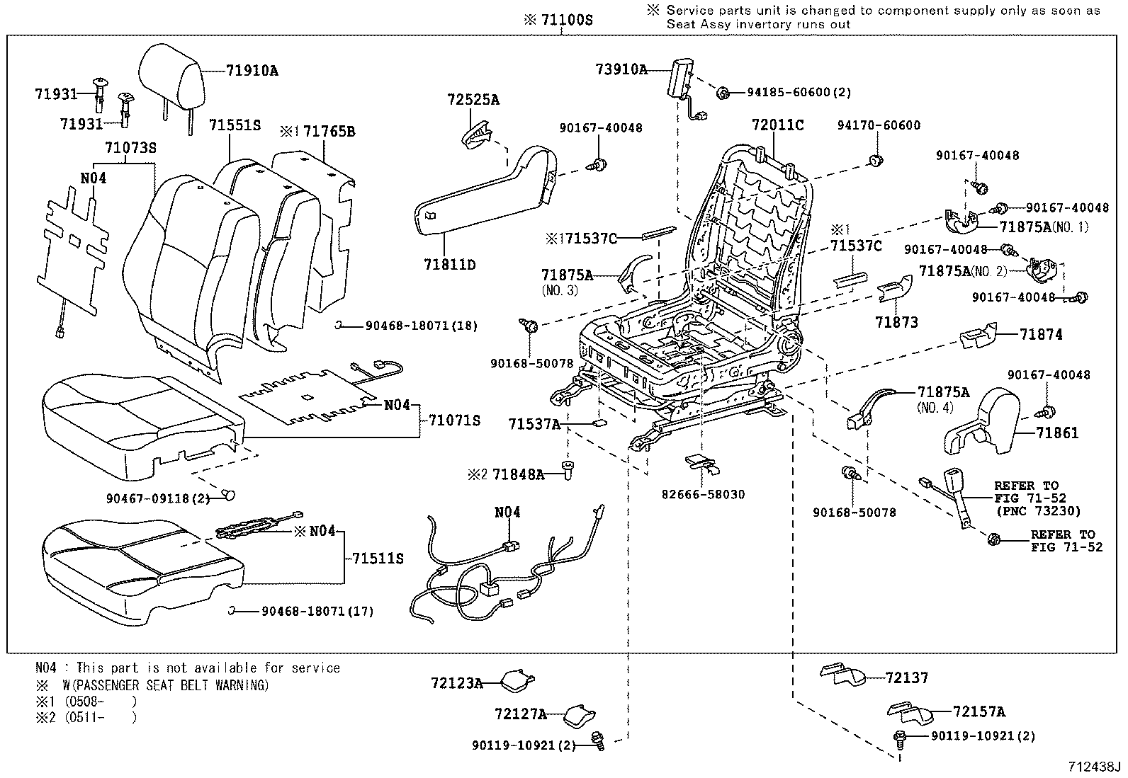 Thumbnail 8 for 71073-3G280-B0