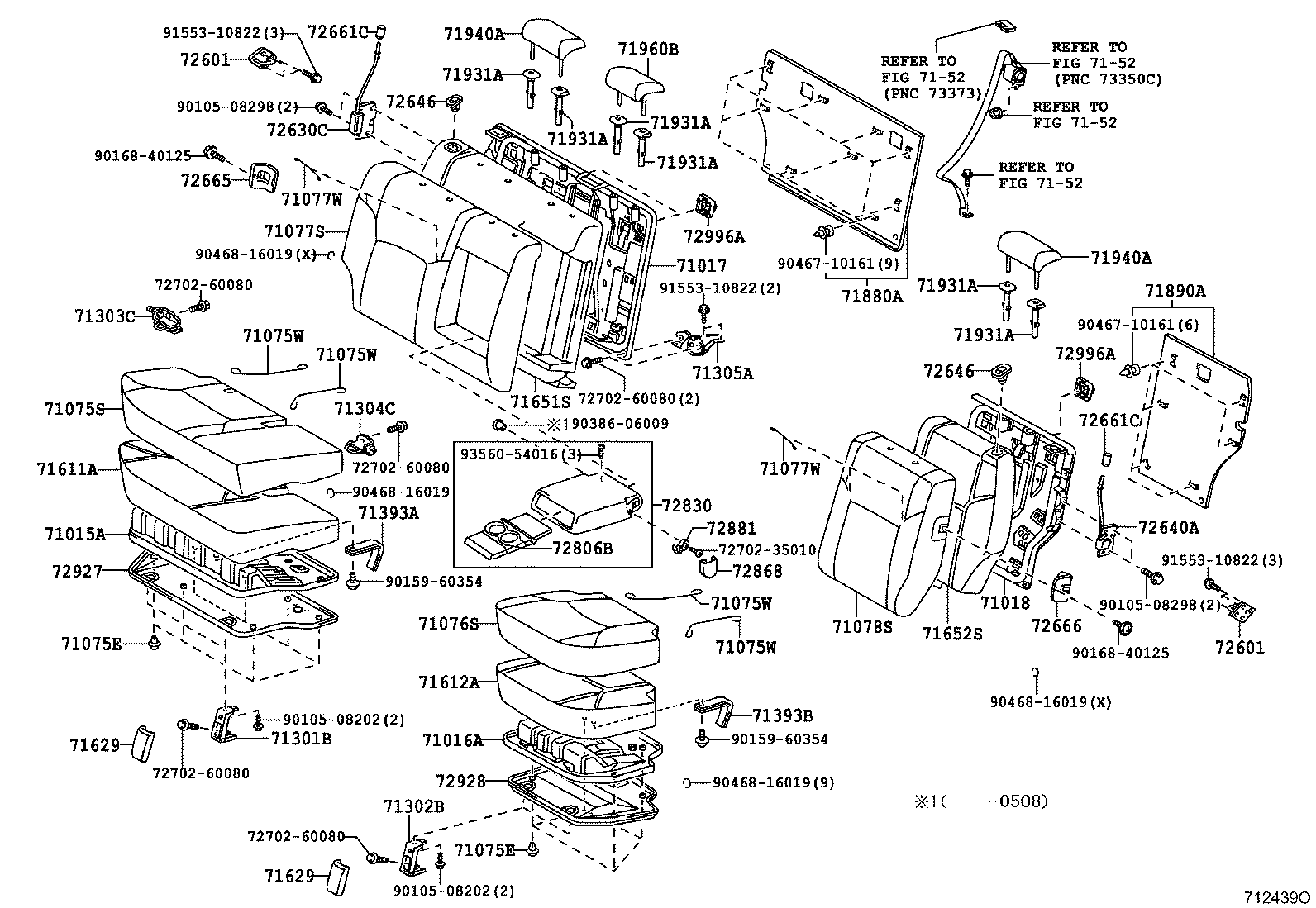 Thumbnail 9 for 71073-3G280-B0