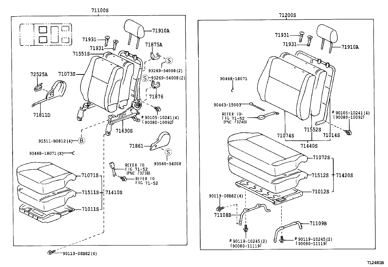 79360-0B030 SPRING ASSY, NO.3 SEAT CUSHION product image