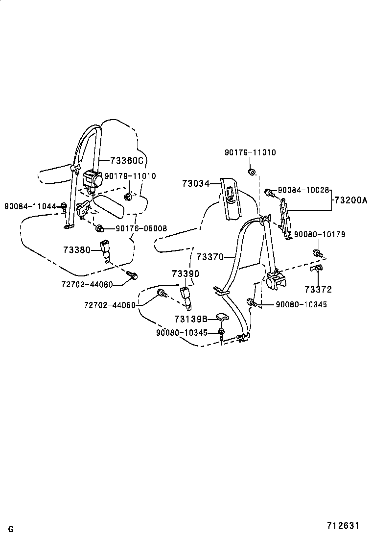 73219-AE010 STOPPER, TONGUE PLATE product image