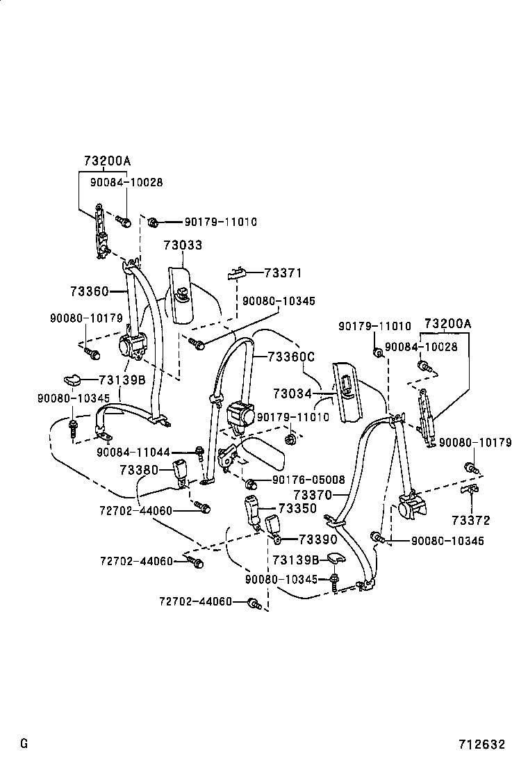 73219-AE010 STOPPER, TONGUE PLATE product image
