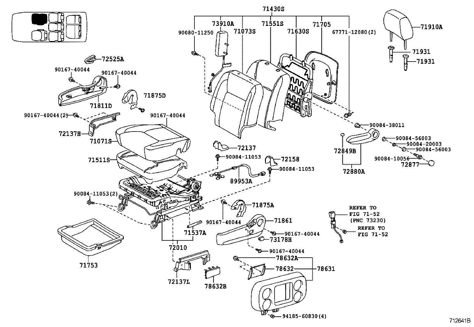 Thumbnail 12 for 71073-08030-B0