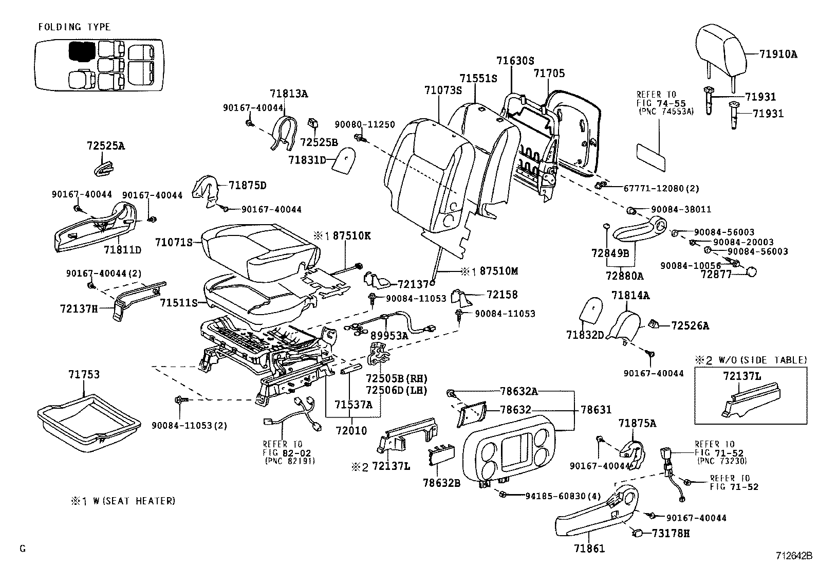 Thumbnail 13 for 71073-08030-B0