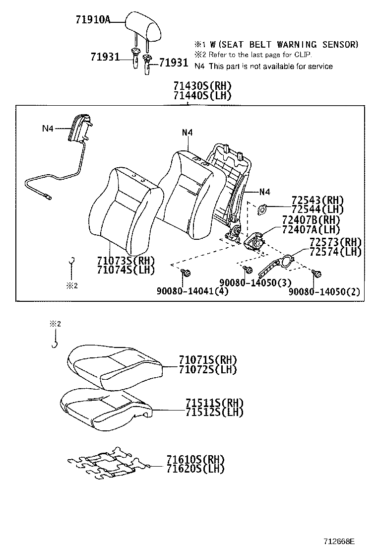 71200-05B32-B0 SEAT ASSY, FRONT LH product image