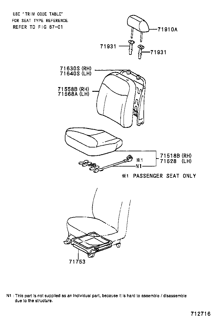 71753-52010 TRAY, FRONT SEAT UNDER product image