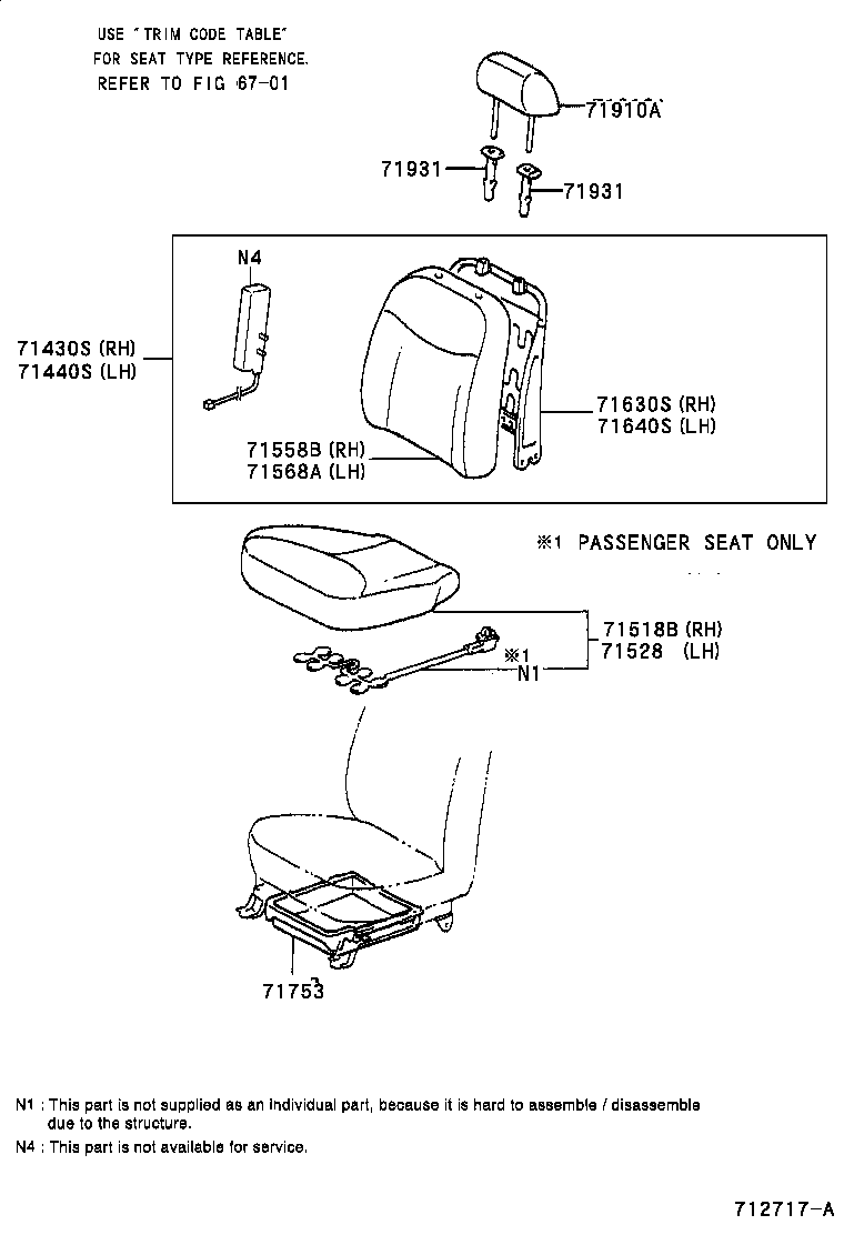 71753-52010 TRAY, FRONT SEAT UNDER product image