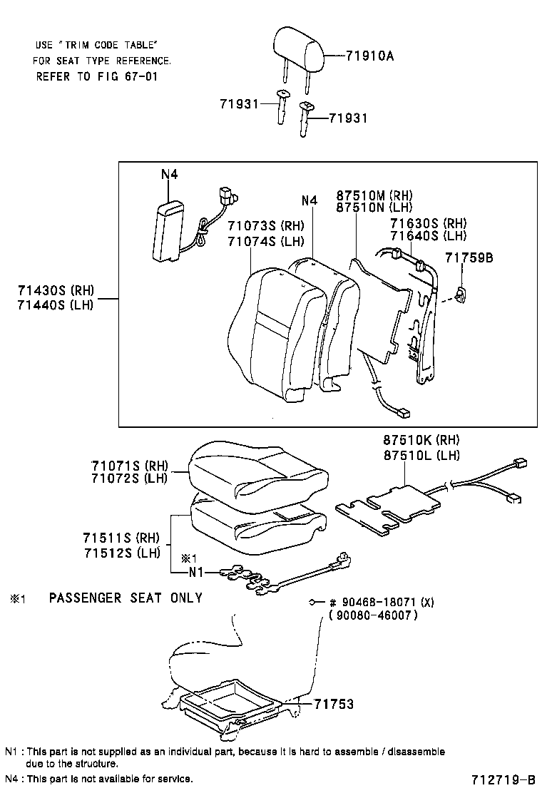 71753-52010 TRAY, FRONT SEAT UNDER product image