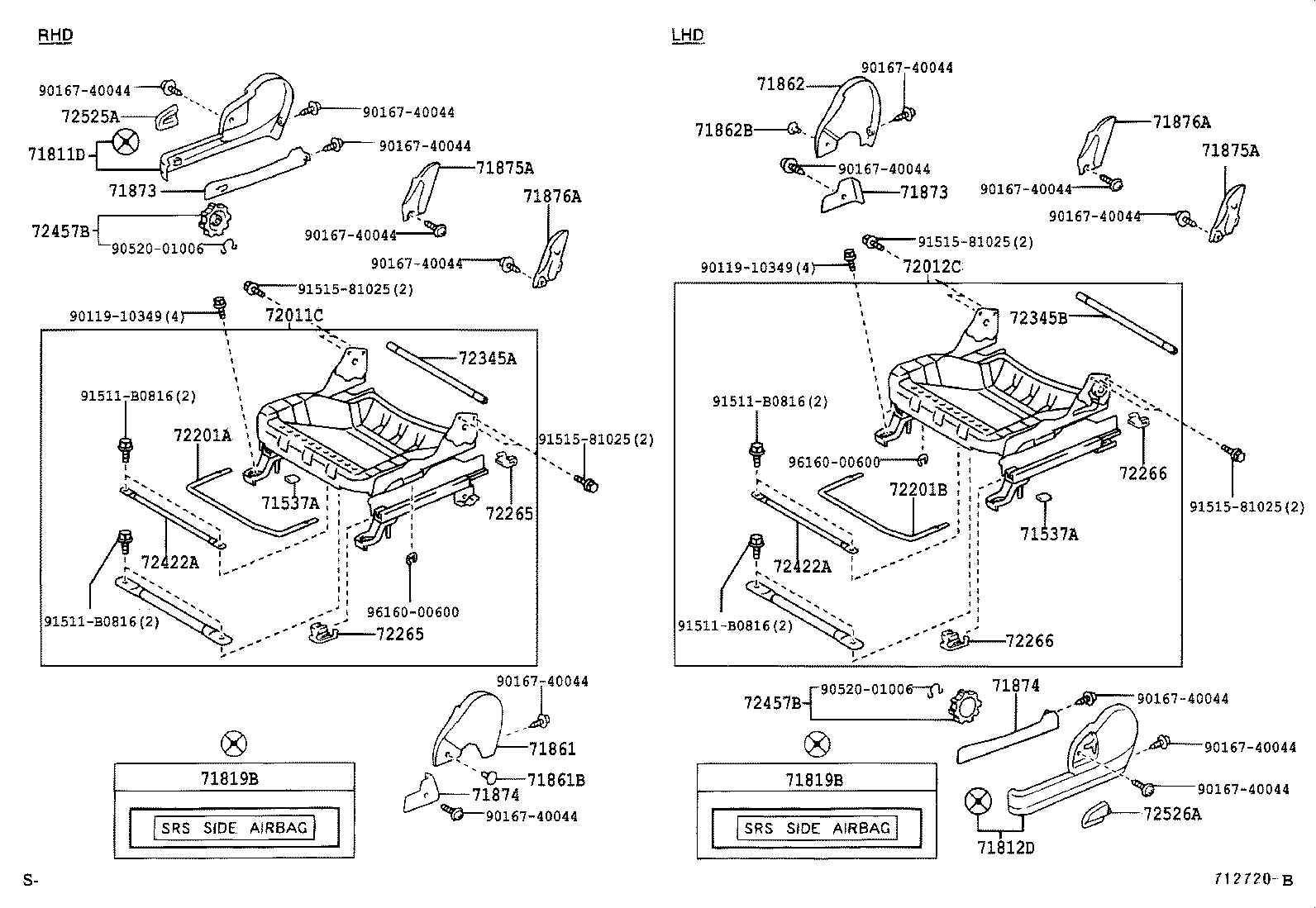 71753-52010 TRAY, FRONT SEAT UNDER product image